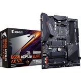 GIGABYTE B550 AORUS ELITE AX V2, Mainboard dunkelgrau