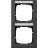 Gira Abdeckrahmen 2-fach anthrazit, Retail