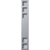 Gira Gehäuse fünffach Aluminium aluminium, Retail