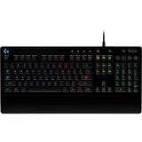 Logitech G213 Prodigy, Gaming-Tastatur schwarz, DE-Layout, Rubberdome