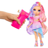 MGA Entertainment Rainbow High Air Brush & Create - Purple Eyes, Puppe 