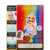 MGA Entertainment Rainbow High Air Brush & Create - Purple Eyes, Puppe 