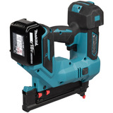 Makita Akku-Tacker DST630Z, 18Volt, Elektrotacker blau/schwarz, ohne Akku und Ladegerät, inkl. Oberflächenschützer