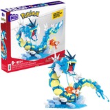 Mattel MEGA Pokémon Magikarp Evolution Set, Konstruktionsspielzeug mit 2 Actionfiguren, 411 Teile