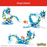 Mattel MEGA Pokémon Magikarp Evolution Set, Konstruktionsspielzeug mit 2 Actionfiguren, 411 Teile