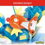 Mattel MEGA Pokémon Magikarp Evolution Set, Konstruktionsspielzeug mit 2 Actionfiguren, 411 Teile