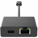 Netgear USB2ETH-10000S Nighthawk USB-C zu Ethernet Adapter, LAN-Adapter 