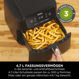 Ninja Heißluftfritteuse AF110EU  schwarz, 1.750 Watt, Korb 4,7 Liter