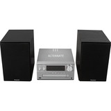 Panasonic SC-PMX94EG-S, Kompaktanlage silber, Bluetooth, Radio, CD