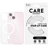 PanzerGlass Urban Combat Star Lit Case, Handyhülle transparent/weiß, iPhone 15, MagSafe