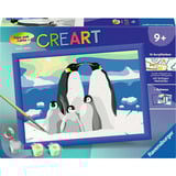 Ravensburger CreArt - Pinguin-Familie, Malen 