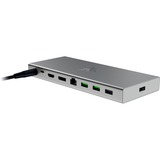 Razer USB 4 Dock - Mercury, Dockingstation silber, USB4, USB-A, USB-C, Gigabit LAN, HDMI, DP, PD