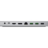 Razer USB 4 Dock - Mercury, Dockingstation silber, USB4, USB-A, USB-C, Gigabit LAN, HDMI, DP, PD