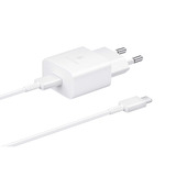 SAMSUNG Schnellladegerät 15 Watt EP-T1510, mit Kabel weiß, PD, 1 Meter Kabel