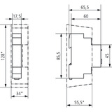 Theben Treppenlicht-Zeitschalter ELPA 1, Zeitschaltuhr Elektronisch