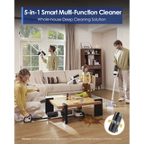 Tineco Floor Switch S6 Stretch, Nass-/Trockensauger schwarz/weiß