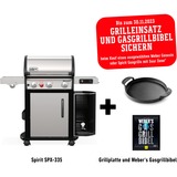 Weber Spirit SPX-335 GBS Smarter Gasgrill edelstahl/schwarz, Modell 2022, integriertes Weber Connect, mit Sear Zone