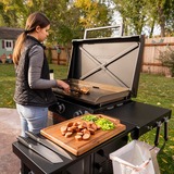 Blackstone 36" Griddle Grillstation, Gasgrill mit Deckel und Klapptisch "First Edition" schwarz, 4 Grillzonen, 17,5kW, Modell 2025