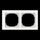 Busch-Jaeger Abdeckrahmen zwei fach weiß, Retail