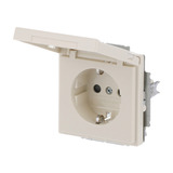 Busch-Jaeger Schutzkontakt Steckdosen Einsatz weiß, Retail