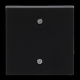 Busch-Jaeger Zentralscheibe für Zugschalter mit Schraubbefestigung, Abdeckung schwarz, Retail