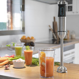 Cecotec Stabmixer Power TitanBlack 1500 XL edelstahl/schwarz, 1.500 Watt