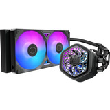 Cooler Master MasterLiquid 240 Atmos II VRM Fan ARGB, Wasserkühlung schwarz
