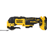 DEWALT Akku-Multifunktions-Werkzeug DCS353D2, 12 Volt gelb/schwarz, 2x Li-Ionen XR Akku 2,0Ah, in T STAK-Box II, 29-tlg. Zubehörset
