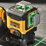 DEWALT Akku-Multilinienlaser 3x360° DCE089D1G18, 18Volt, Kreuzlinienlaser schwarz/gelb, mit grünen Laserlinien