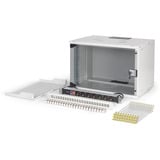 Digitus Netzwerk-Set SOHO Pro 19" 540x400 mm (BxT), IT-Schrank hellgrau, 7 Höheneinheiten