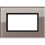 Gira Abdeckrahmen 1 1 zwei fach, Abdeckung braun, Retail