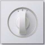 Gira Abdeckung mit Knebel für Zeitschalter und Jalousieschalter weiß, Retail