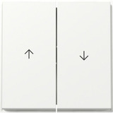 Gira Wippe zweifach mit Pfeilsymbolen weiß, Retail