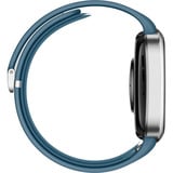 Huawei Watch D2 (Luca-B29), Smartwatch silber, blaues Kunstleder-Armband