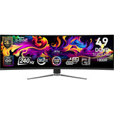 MSI MPG 491CQPXDE QD-OLED, Gaming-Monitor 124.5 cm (49 Zoll), schwarz, DQHD, Curved, USB-Hub, USB-C, 240Hz Panel