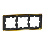 Merten D-Antik Metallrahmen dreifach gold, Retail