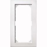 Merten Rahmen zweifach ohne Mittelsteg weiß, Retail