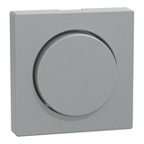 Merten Zentralplatte Aluminium mit Drehknopf Typ MEG5250-0460 für Dimmer, System M aluminium, Retail