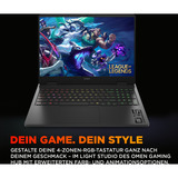 OMEN 16-ap0192ng, Gaming-Notebook schwarz, AMD Ryzen 9 8940HX, NVIDIA GeForce RTX 5070, 16 GB DDR5, 1 TB (1 TB SSD), ohne Betriebssystem