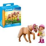 PLAYMOBIL 71887 DuoPack Mädchen mit Pony, Konstruktionsspielzeug 