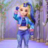 Spin Master Unicorn Academy - Ankleidepuppe Isabel 24 cm groß, mit echtem Haar, abnehmbarer Kleidung und Accessoires