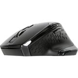 Targus Anti Microbial Ergonomic Blue Trace Maus schwarz