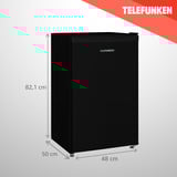 Telefunken CF-33-101-B2, Kühlschrank schwarz