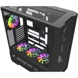 Thermaltake S380 TG ARGB Black, Tower-Gehäuse schwarz, Tempered Glass