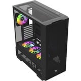 Thermaltake S380 TG ARGB Black, Tower-Gehäuse schwarz, Tempered Glass