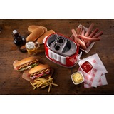 Ariete Hot Dog Maker Party Time rot/weiß, 650 Watt, 50's Style