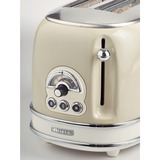 Ariete Vintage Toaster 155 beige, 810 Watt, für 2 Scheiben Toast