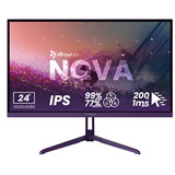 Arozzi Nova 24T1K200, Gaming-Monitor 61 cm (23.8 Zoll), lila, FullHD, IPS, HDMI, DP, Adaptive-Sync, HDR, 200Hz Panel