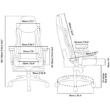 Arozzi Vernazza Supersoft Fabric, Gaming-Stuhl schwarz, Bordeaux