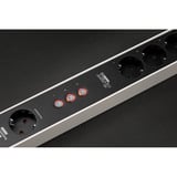 Brennenstuhl Connect Ecolor WLAN Steckdosenleiste 4-fach weiß/schwarz, 1,5 m Kabel, Sprachsteuerung, Timer, App